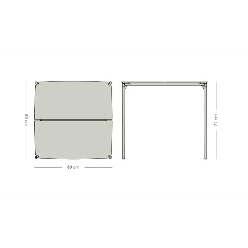 Novo Outdoor Table 80x80cm