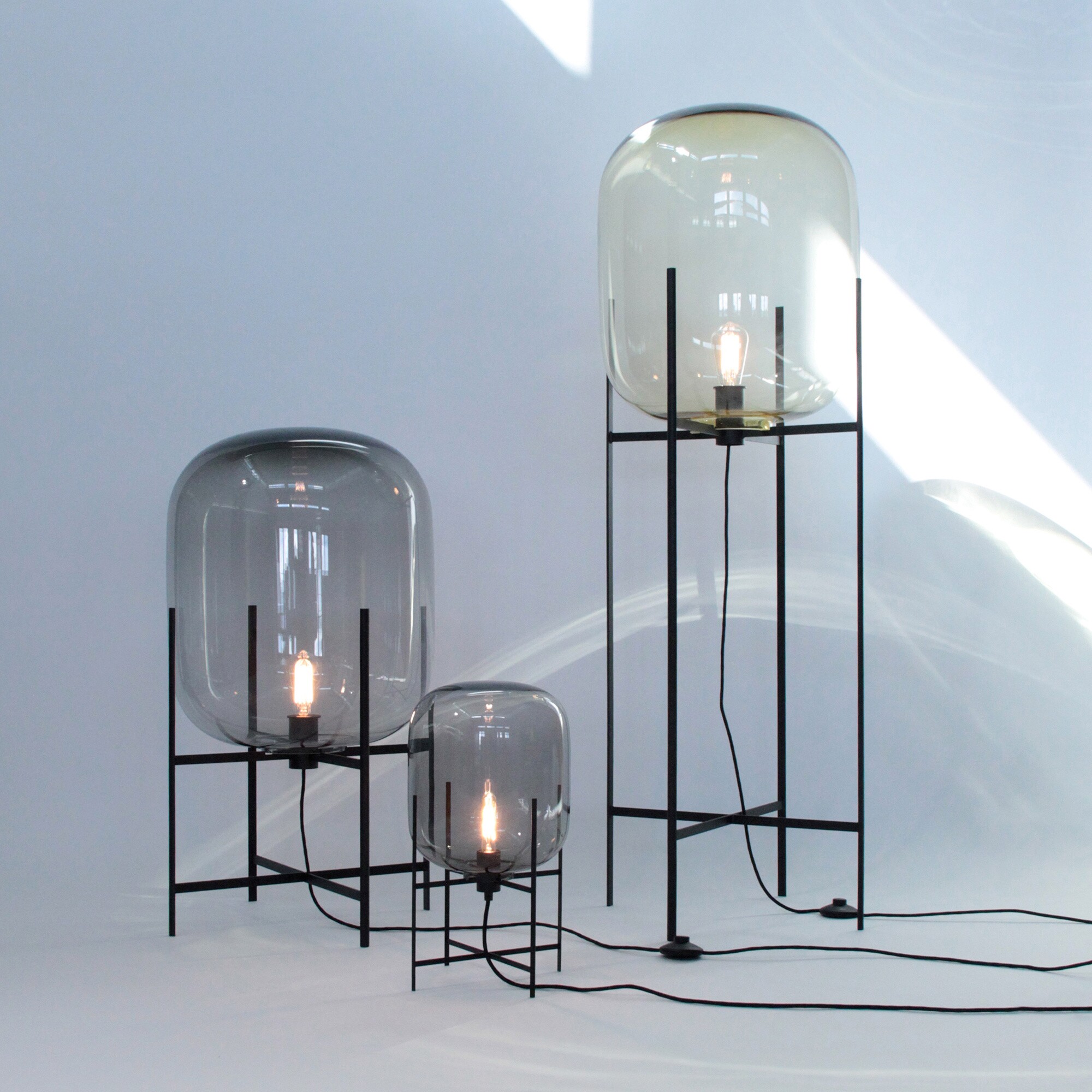 Oda Medium Floor Lamp Frame Black