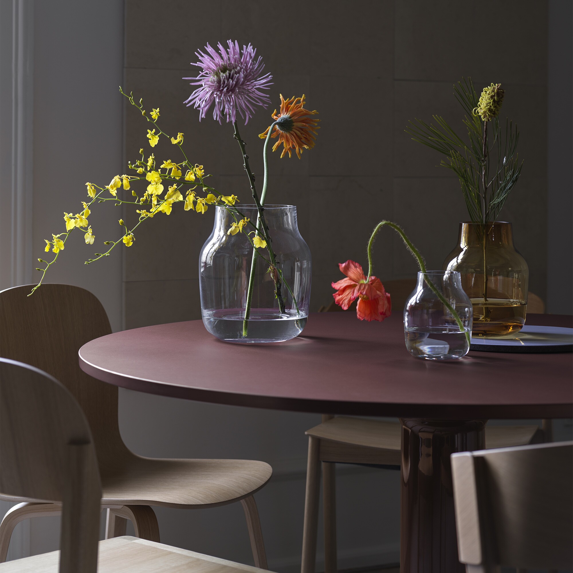 Midst Dining Table Ø120cm Linoleum