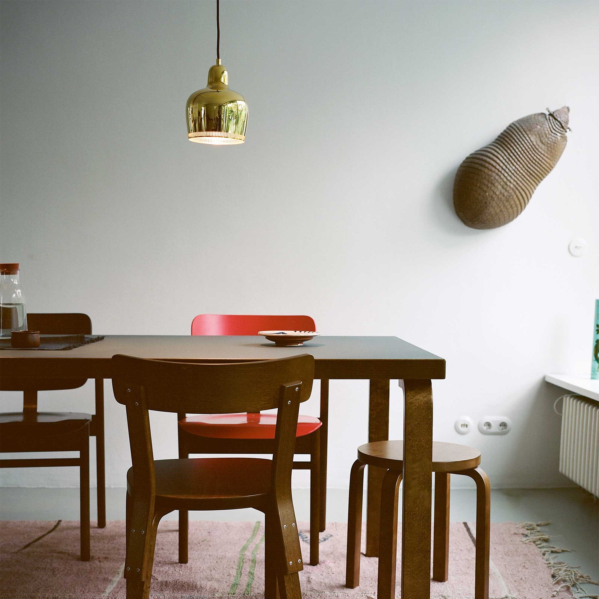 A330S Golden Bell Suspension Lamp Brass