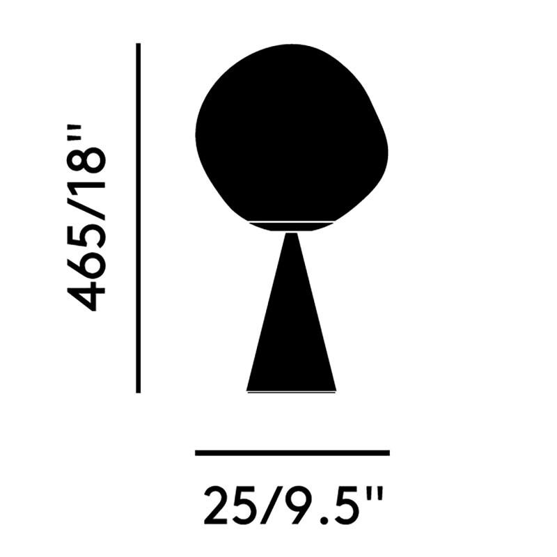 Melt Cone Fat LED Table Lamp