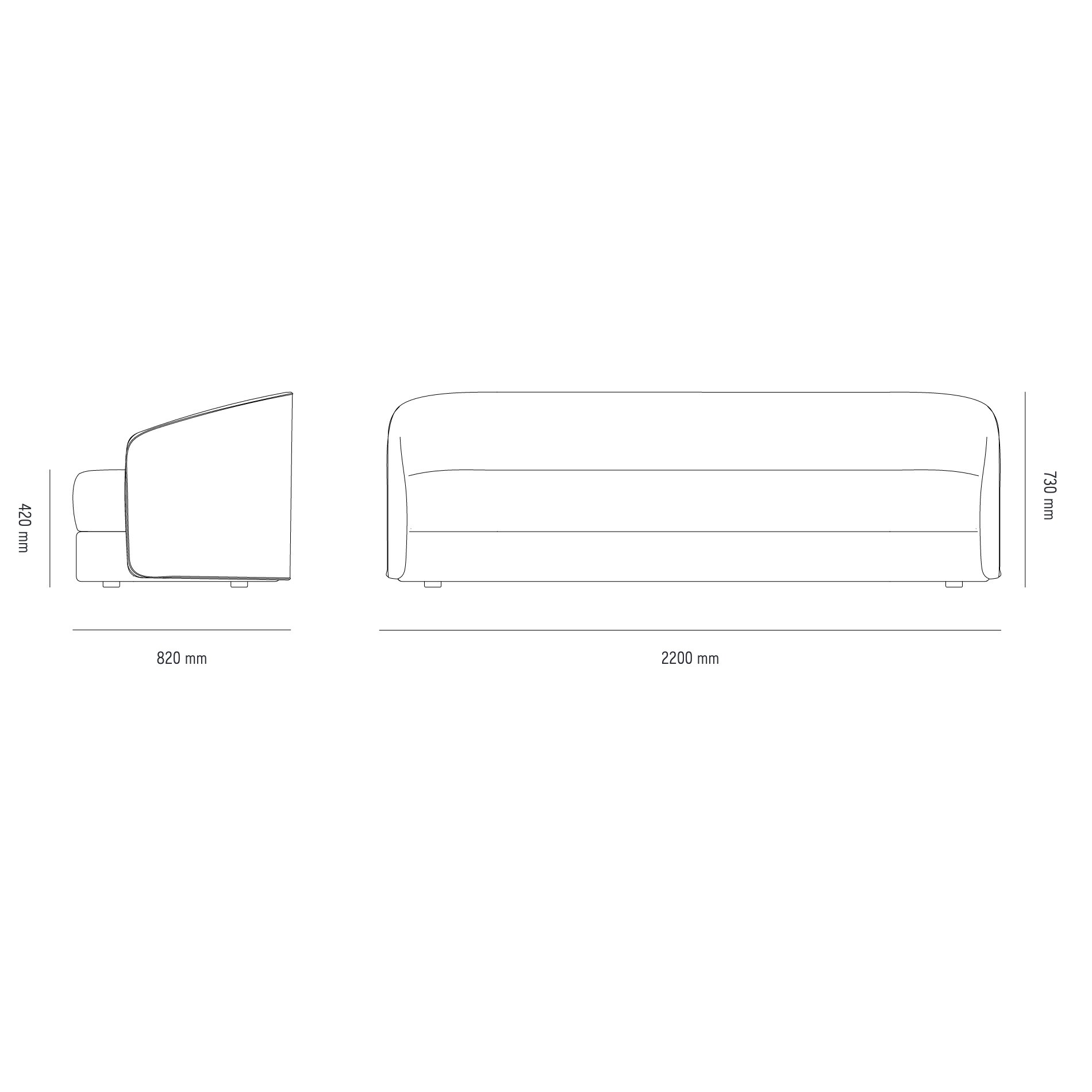 Covent Deep 3-Seater Sofa