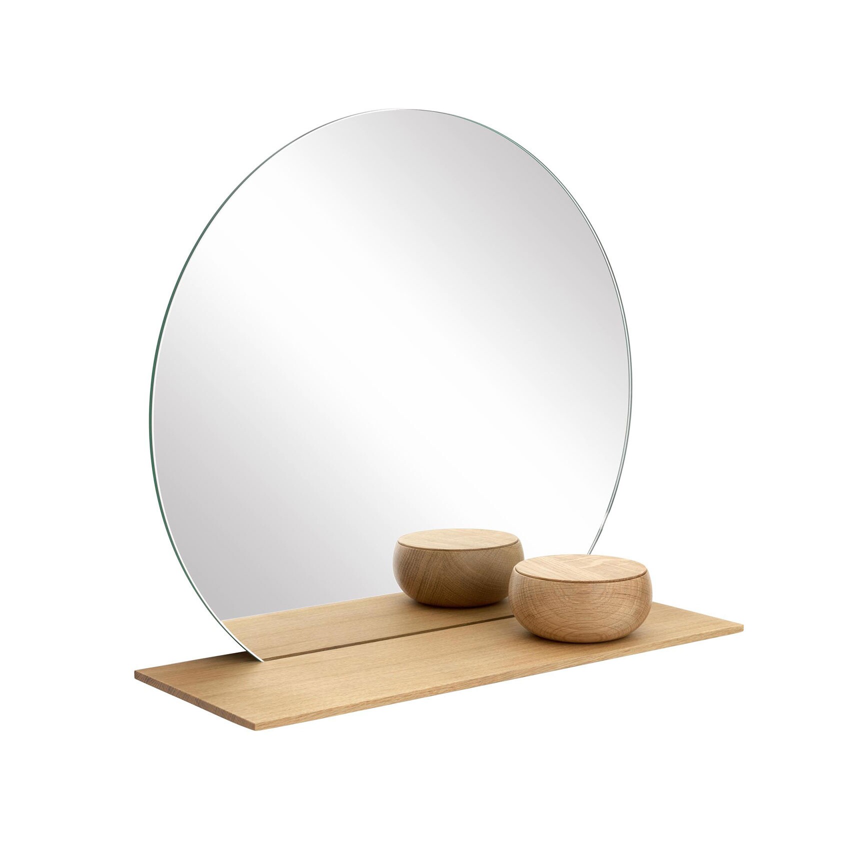 Cut Storage Board with Mirror Ø 45cm