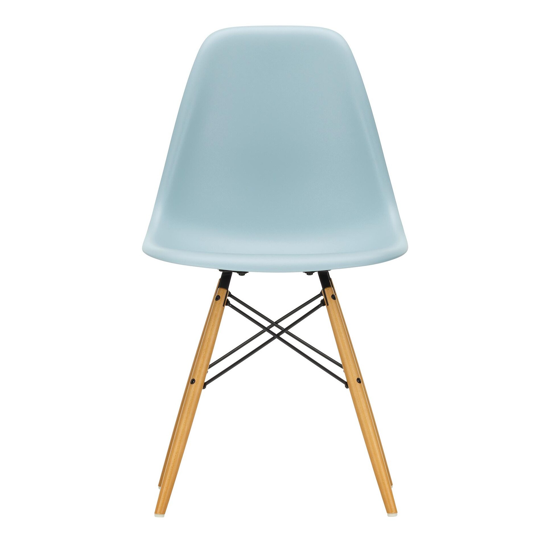 Eames Plastic Side Chair DSW RE Golden Maple