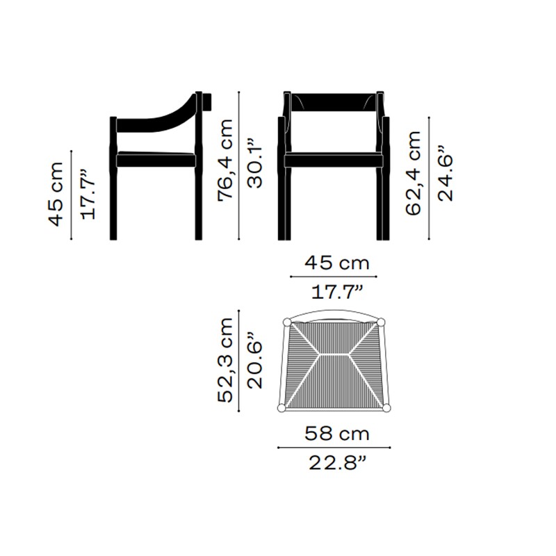 Carimate™ Armchair Beech