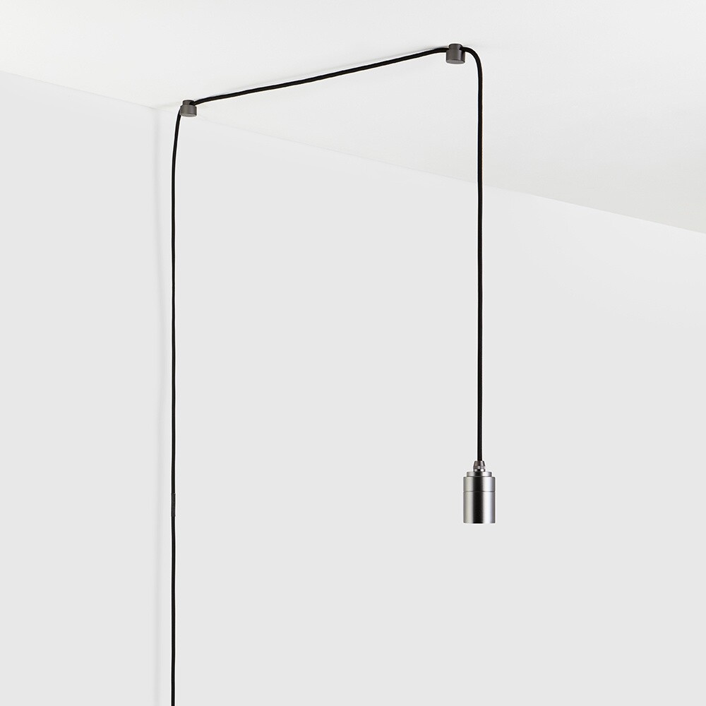Graphite Plug-in Suspension Lamp