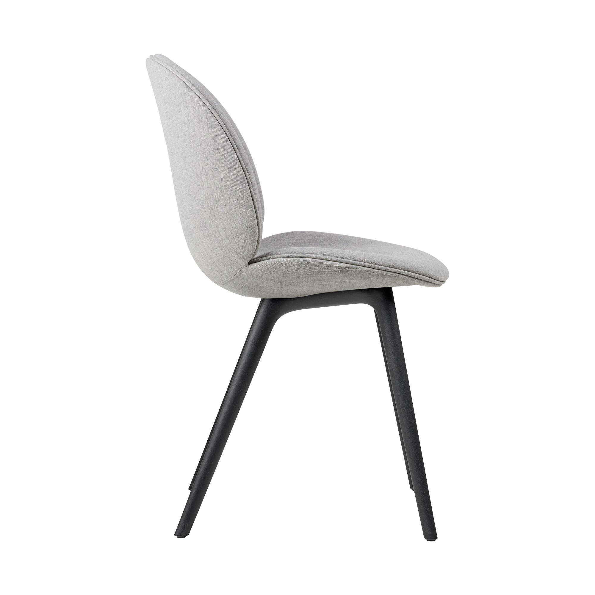 Beetle Dining Chair Full Upholstered Base Plastic