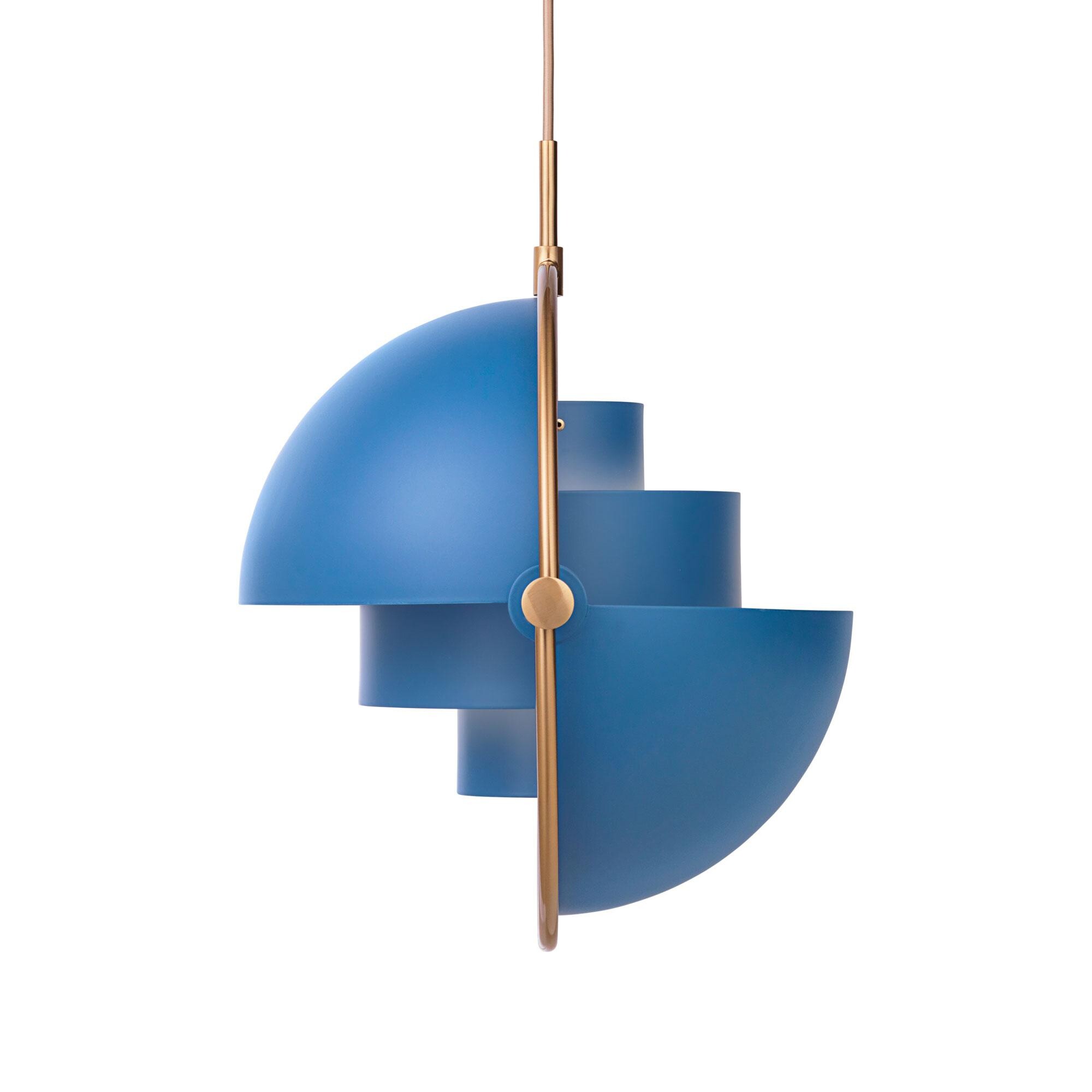 Multi-Lite Suspension Lamp Ø36cm Frame Brass