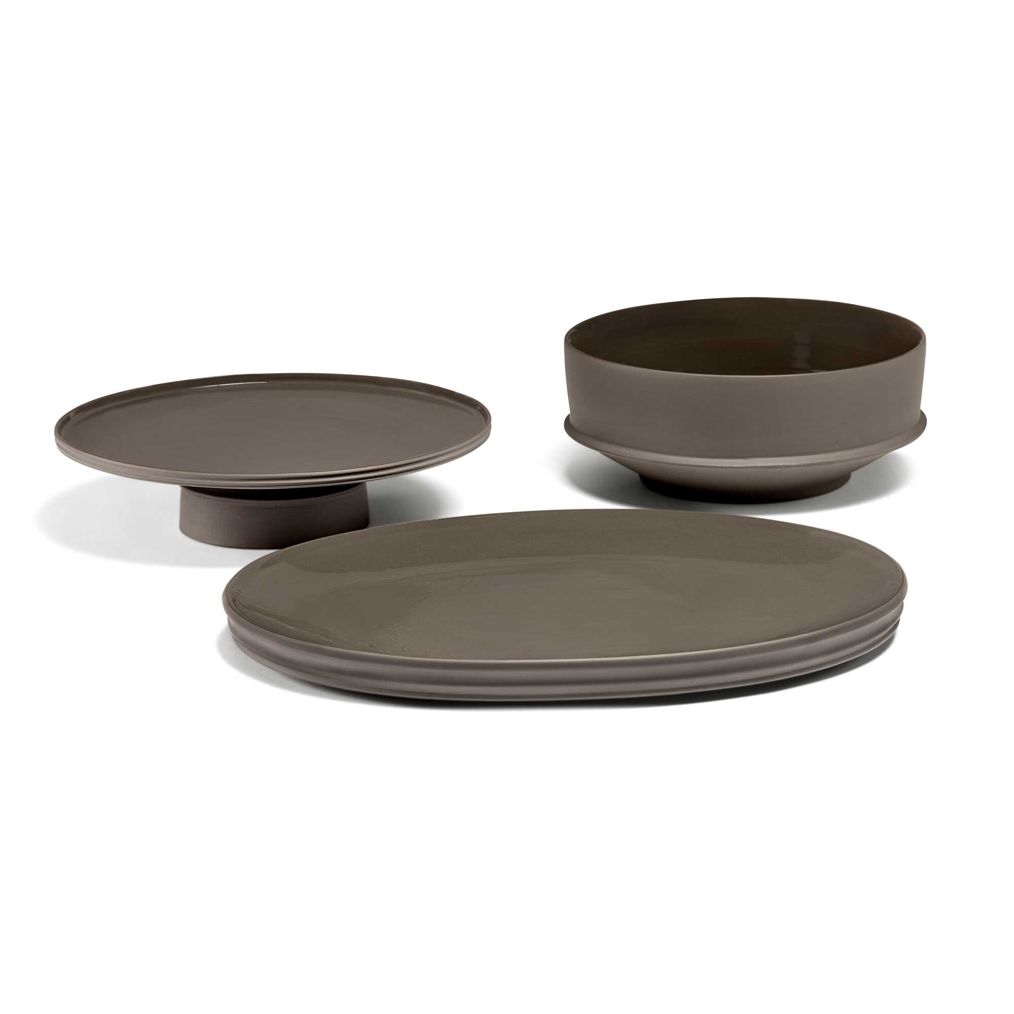 Dune Slate Serving Plate