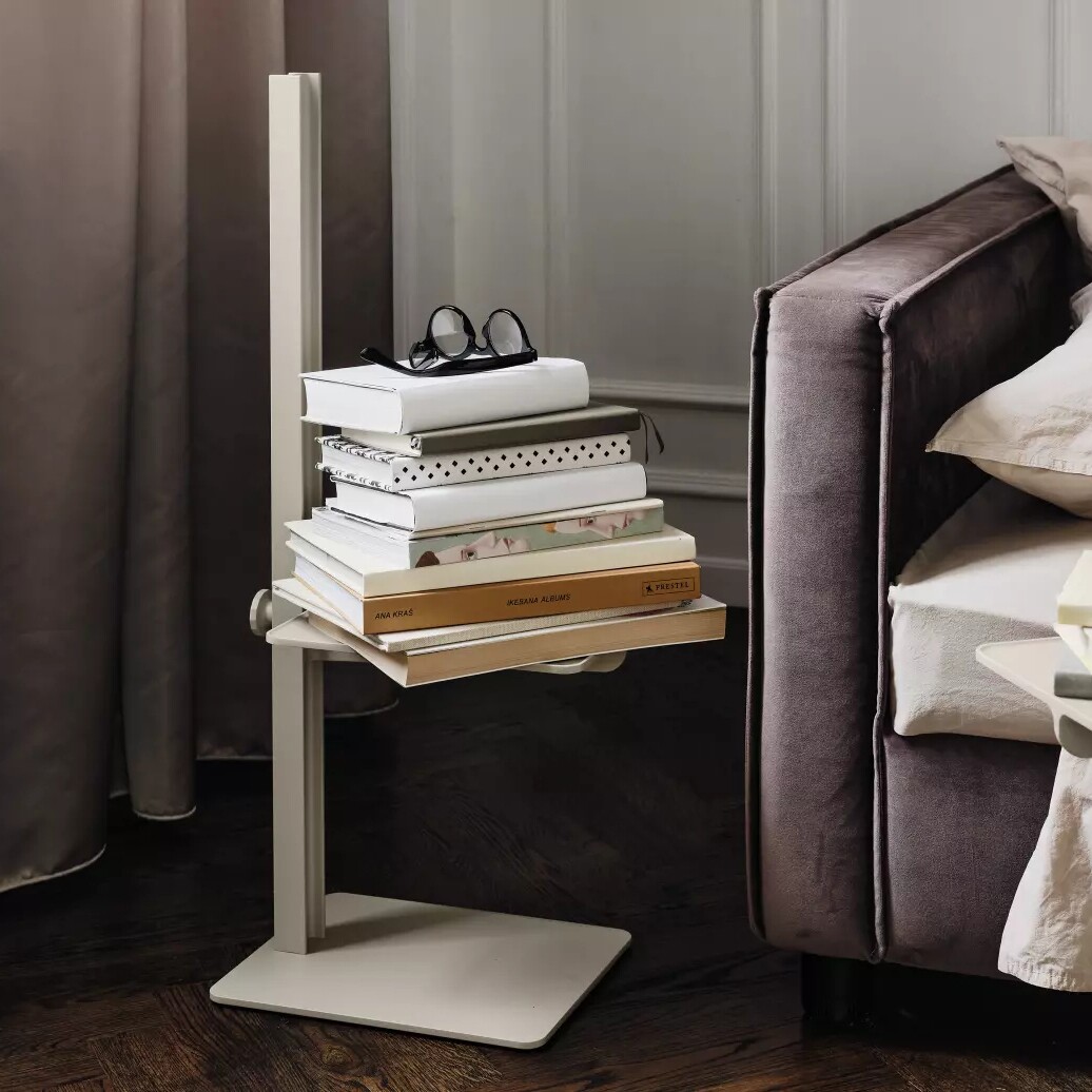 Museum Side Table Height Adjustable