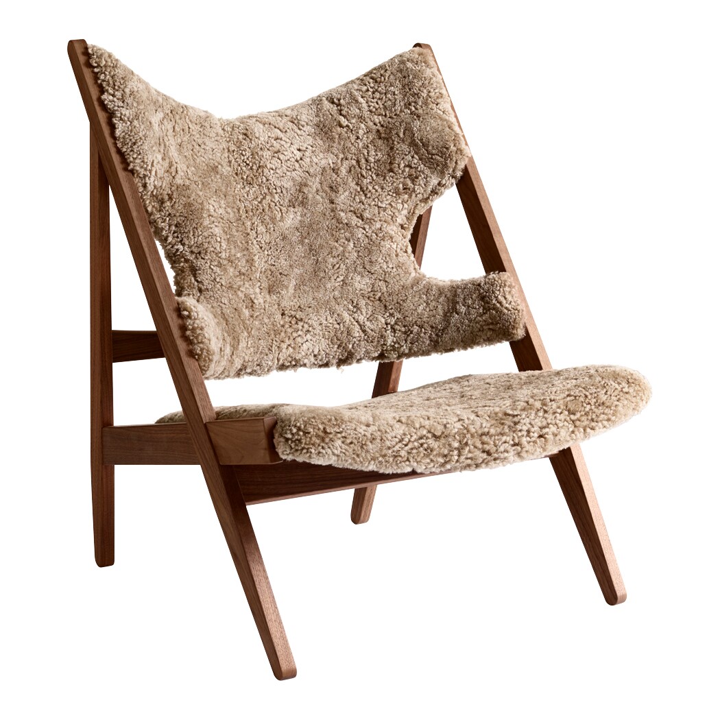 Knitting Lounge Chair Sheepskin