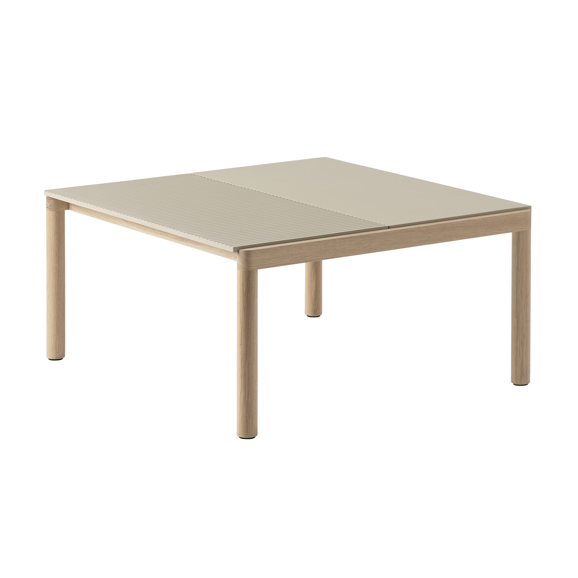 Couple Coffee Table 80x84x40 cm Wavy