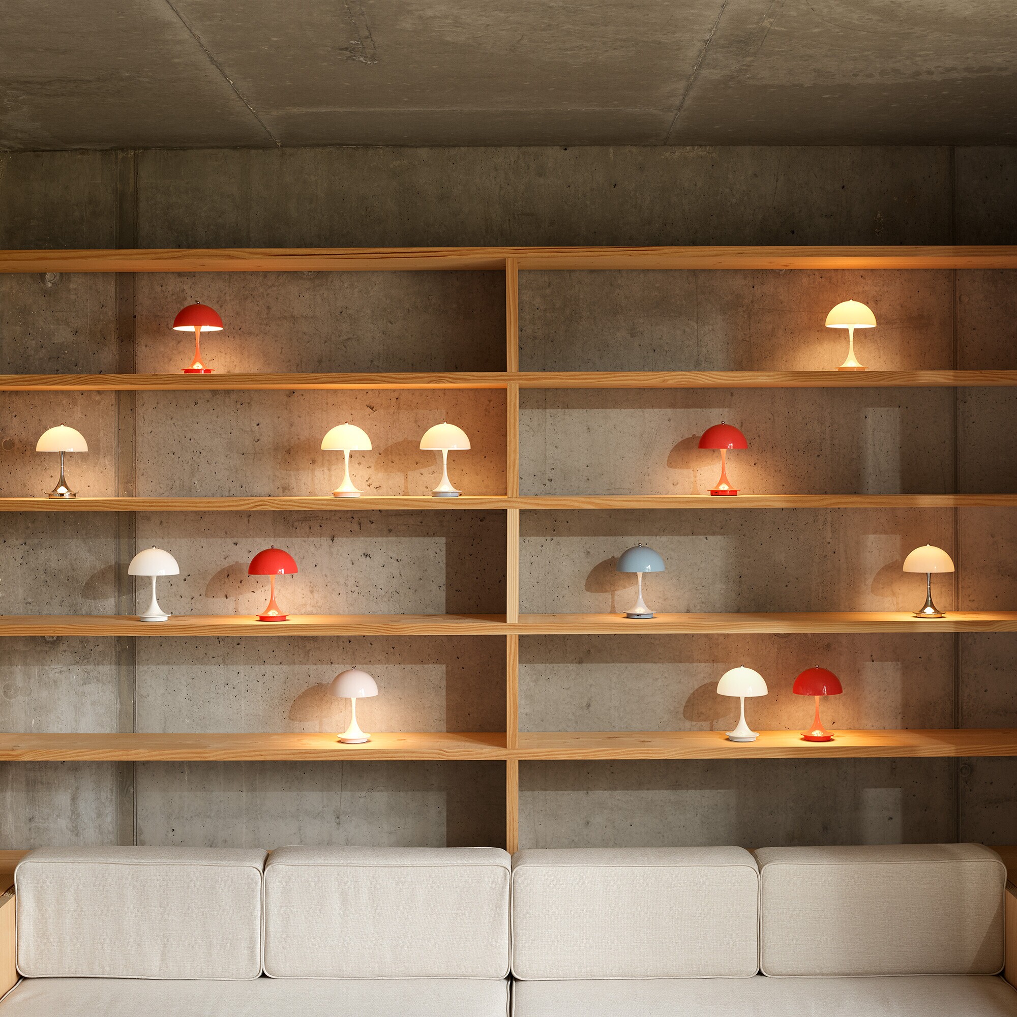 150 Year Anniversary Edition Panthella 160 Portable LED Table Lamp With Battery