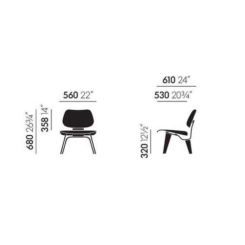 LCW Chair Calf's Skin