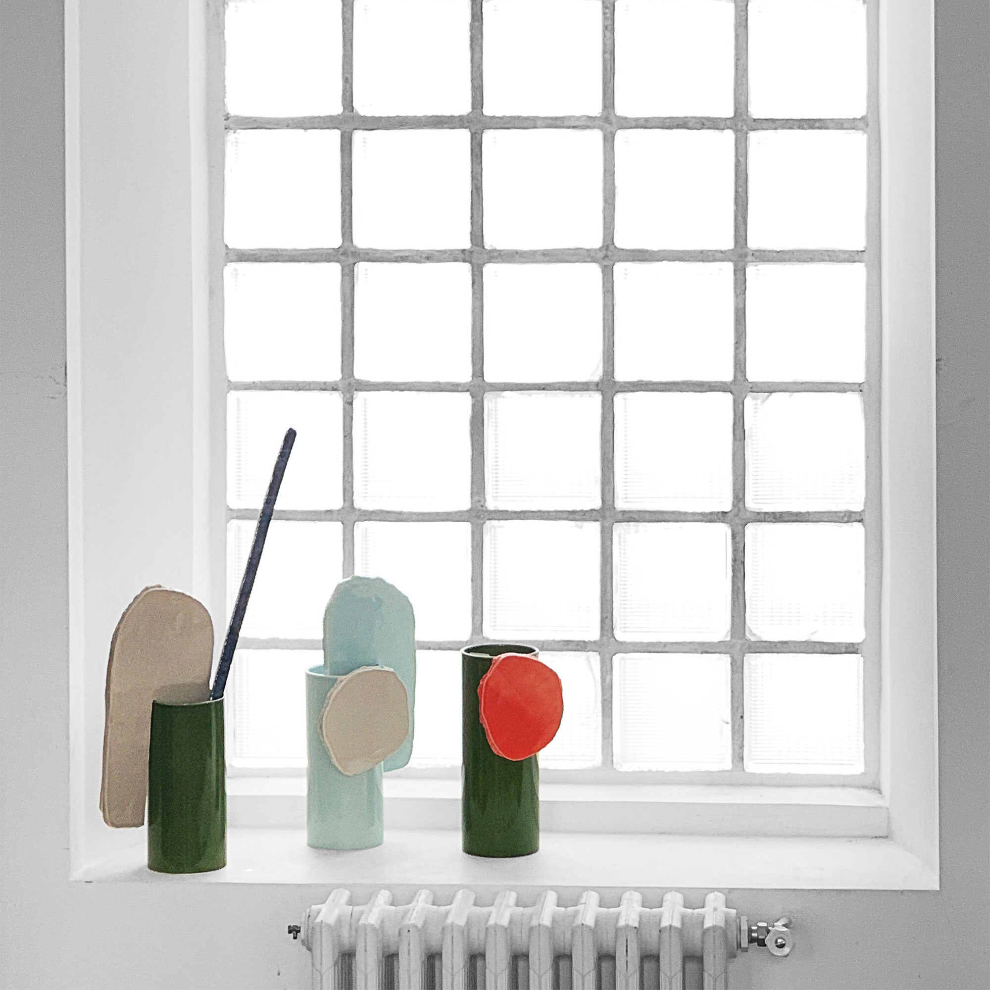 Découpage Feuille Vase