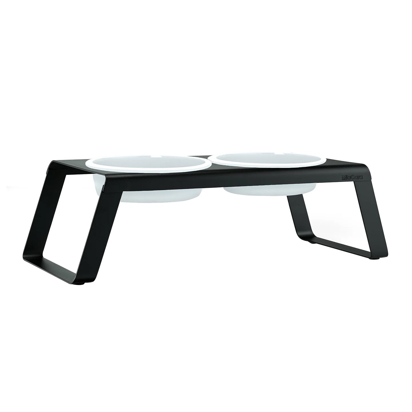 Desco Dog Bowl Stand with Porcelain Bowls L