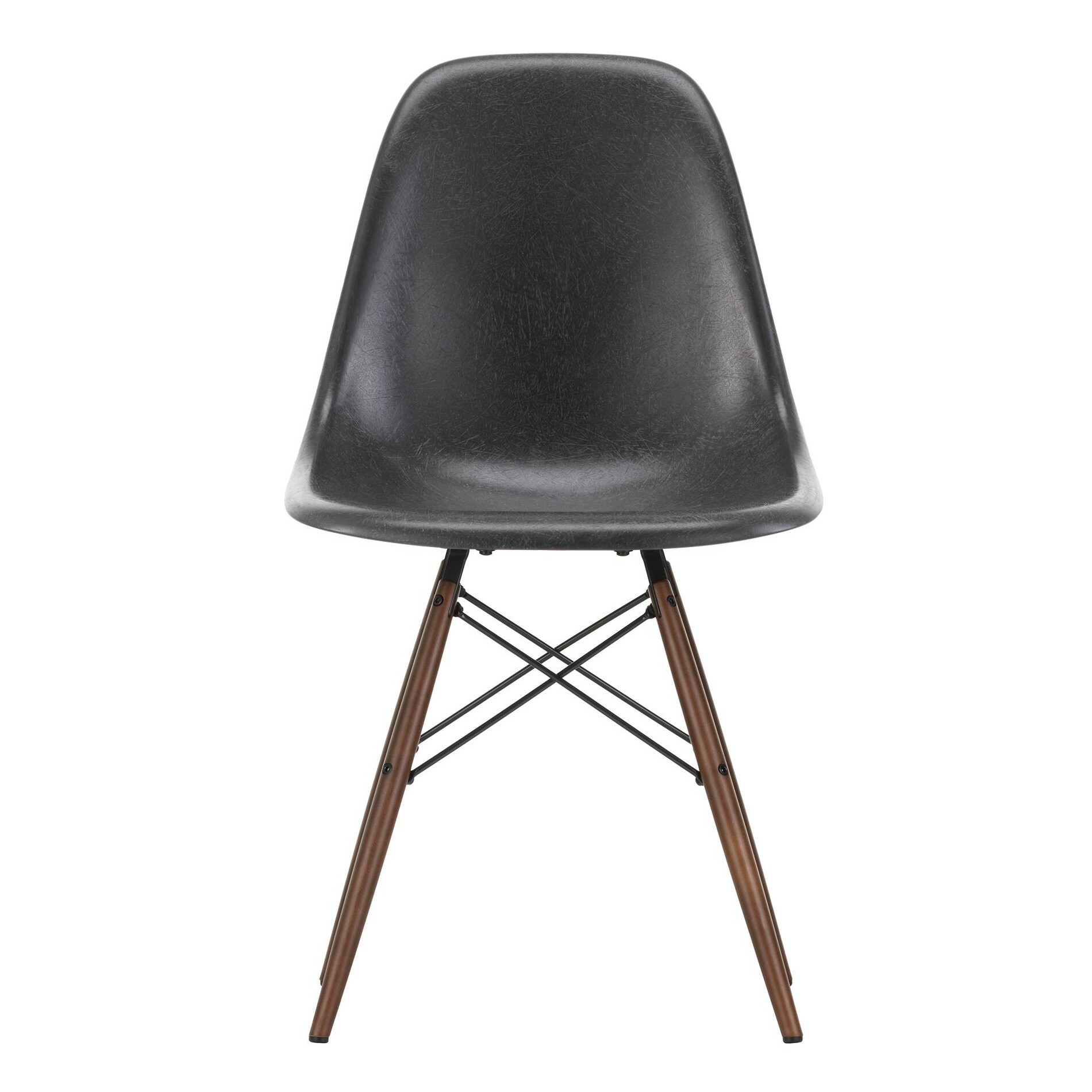 Eames Fiberglass Side Chair DSW Dark Maple