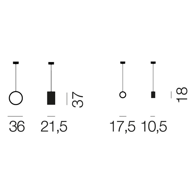 Lost LED Suspension Lamp
