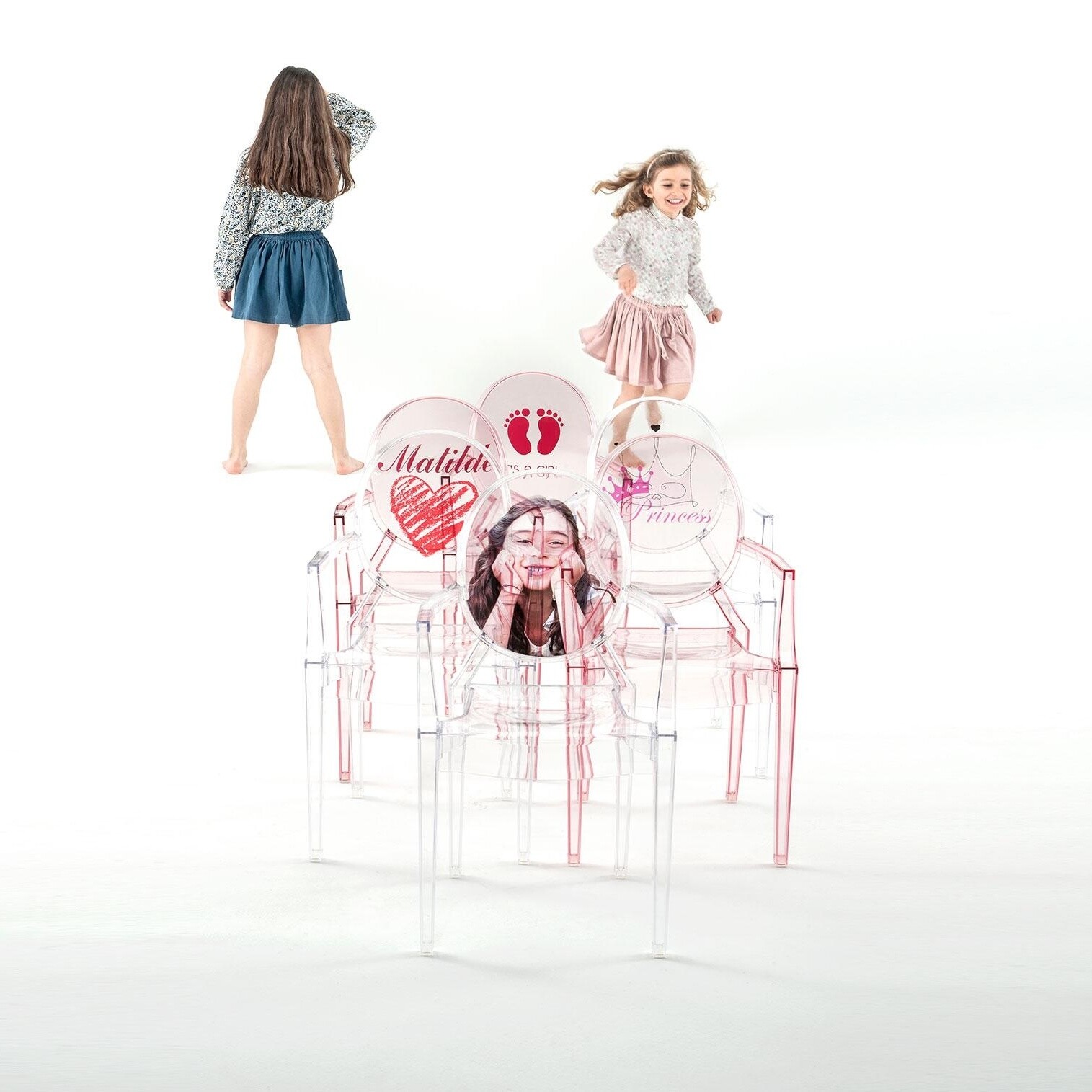 Lou Lou Ghost Children's Chair with Motive