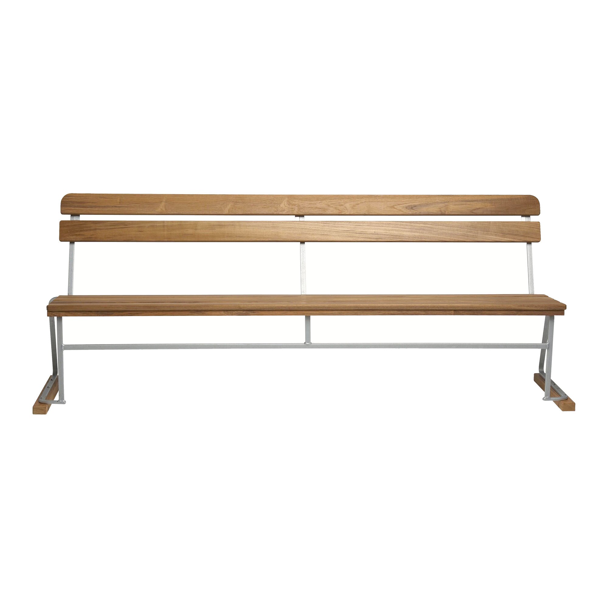 5 Garden Bench 204x77cm Teak