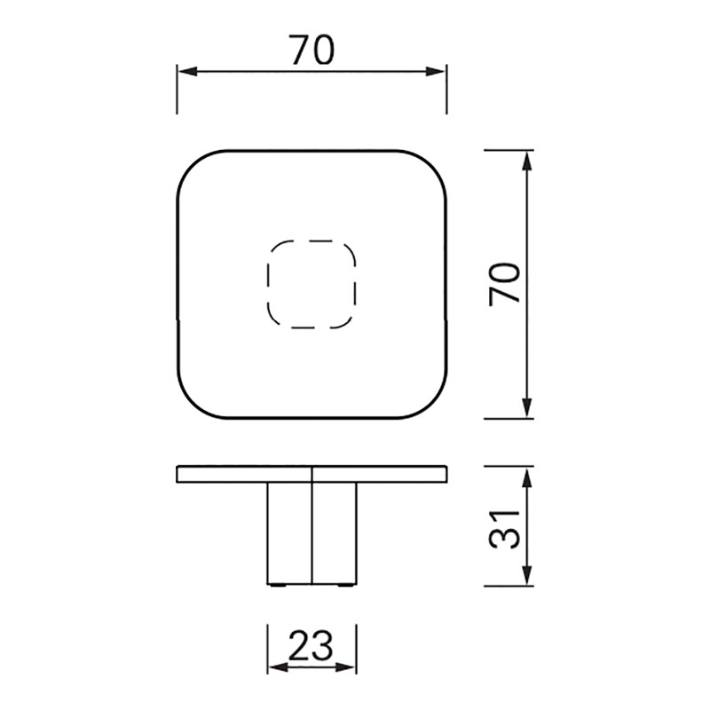 Bow No. 3 Coffee Table 70x70x31cm