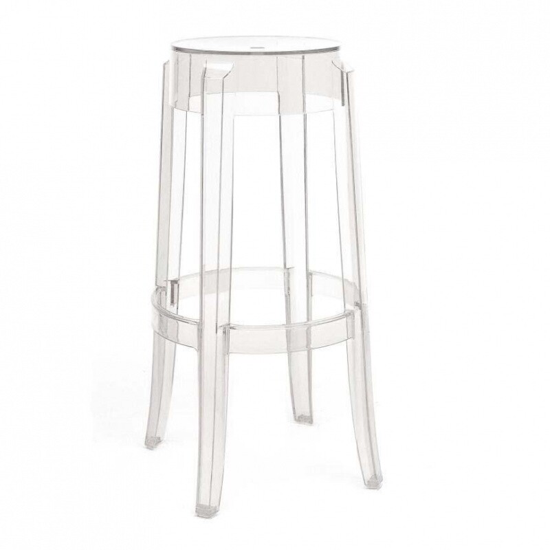 Charles Ghost Stool 75cm
