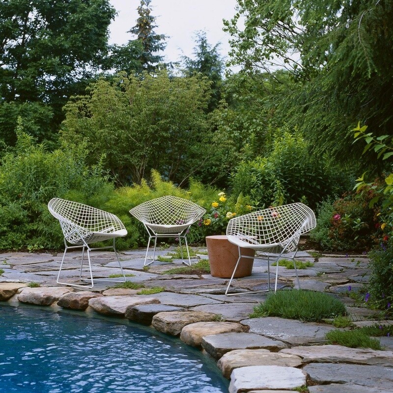 Bertoia Diamond Easy Chair With Seat Cushion