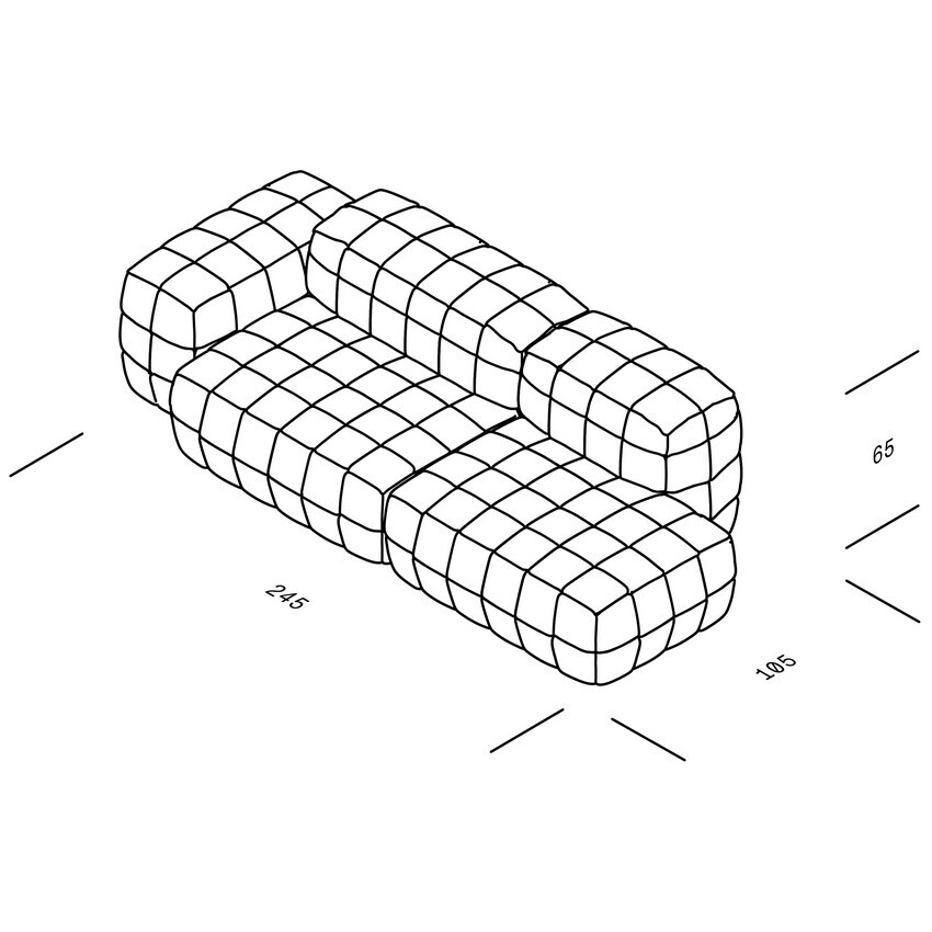 Henn 10 Sofa 245x105cm