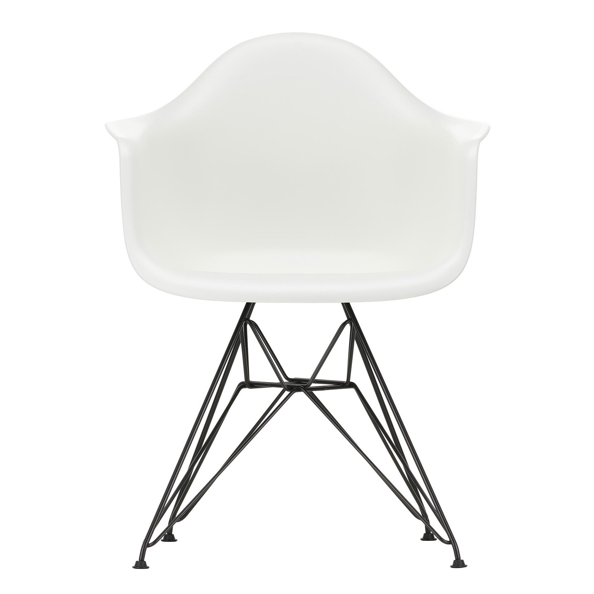 Eames Plastic Armchair DAR Black Base
