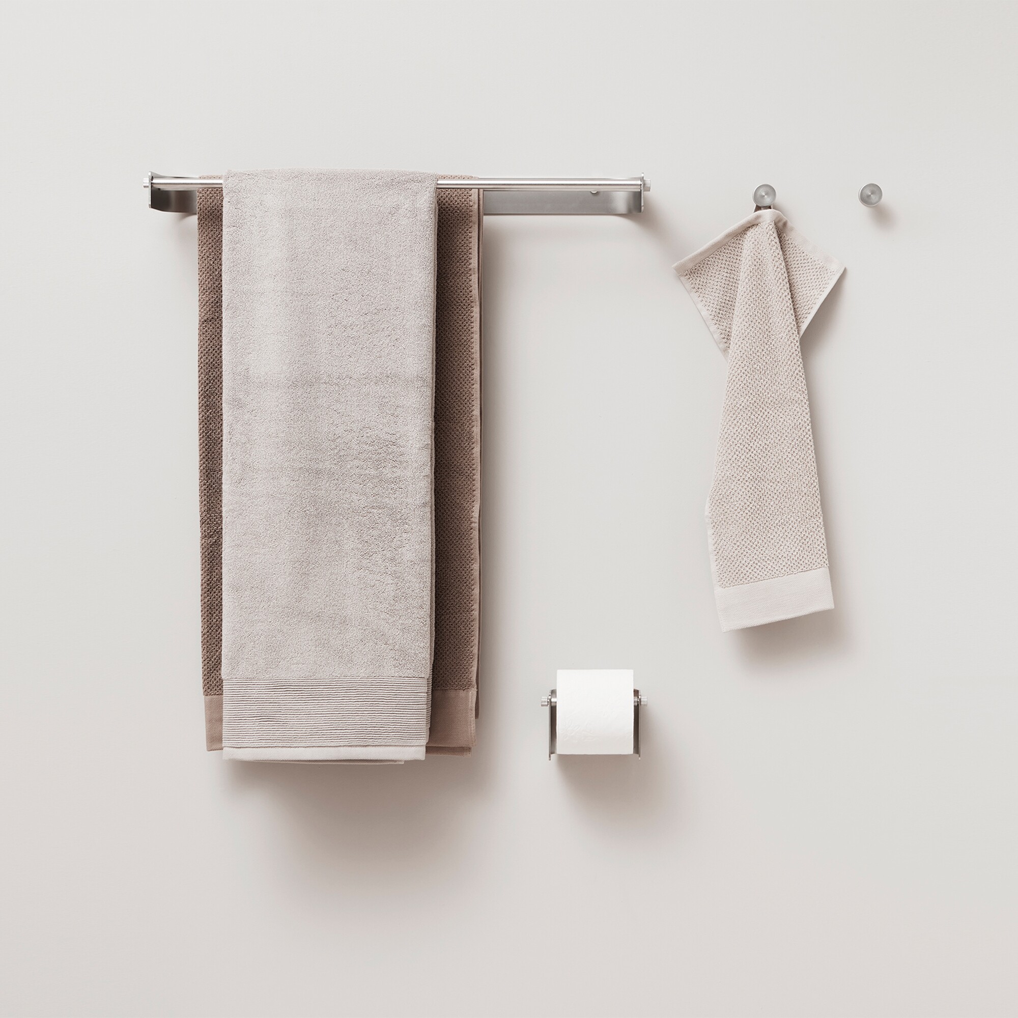 Arc Towel Rail Double Arm