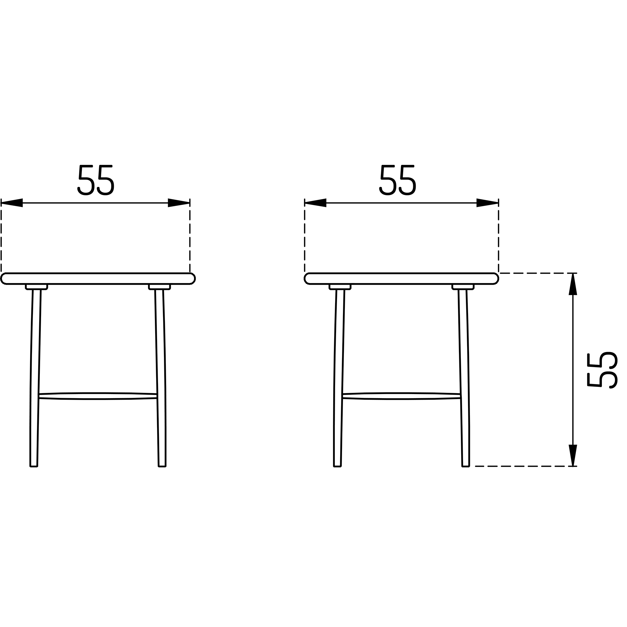 D20 Coffee Table 55x55cm