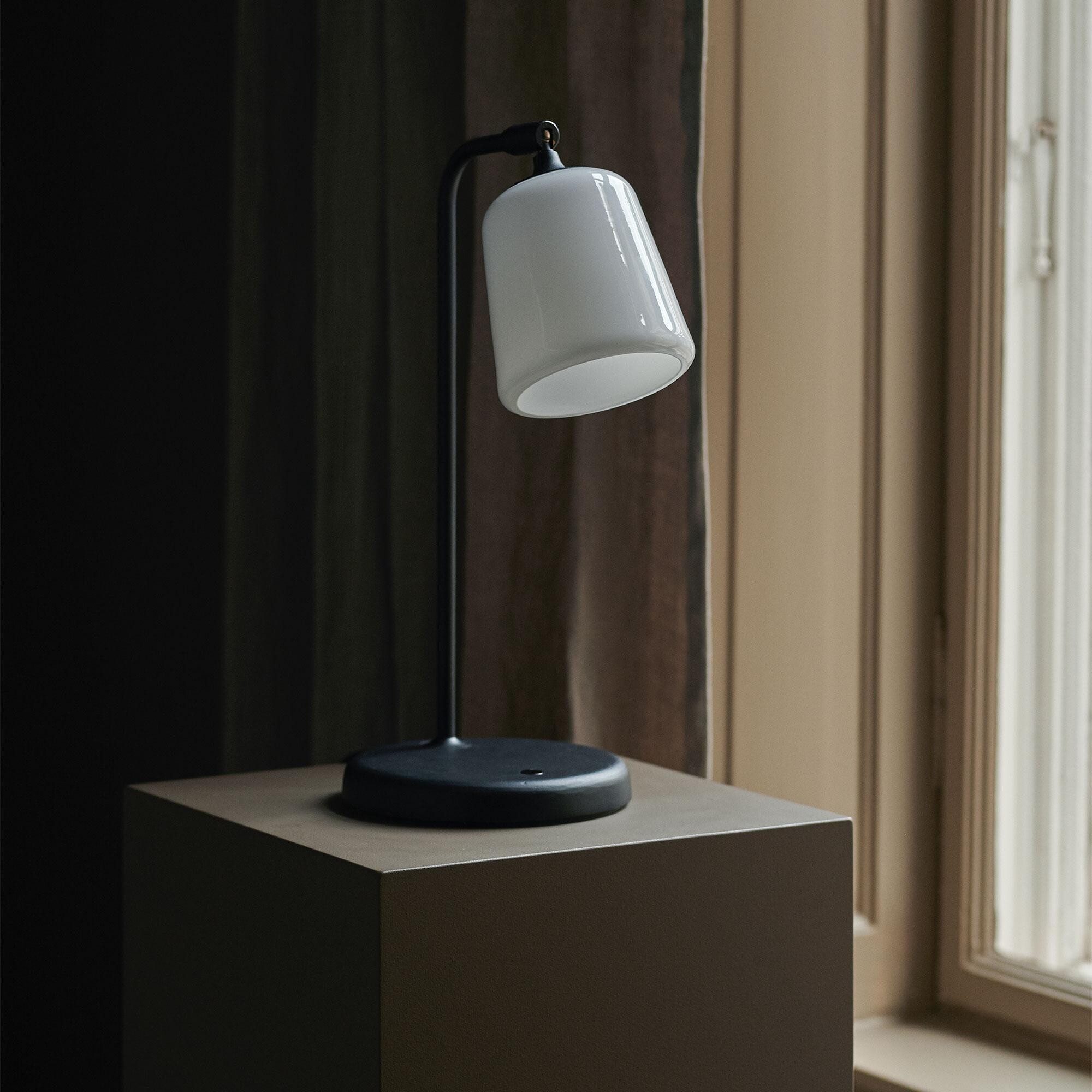 Material New Editions Table Lamp Opal Glass