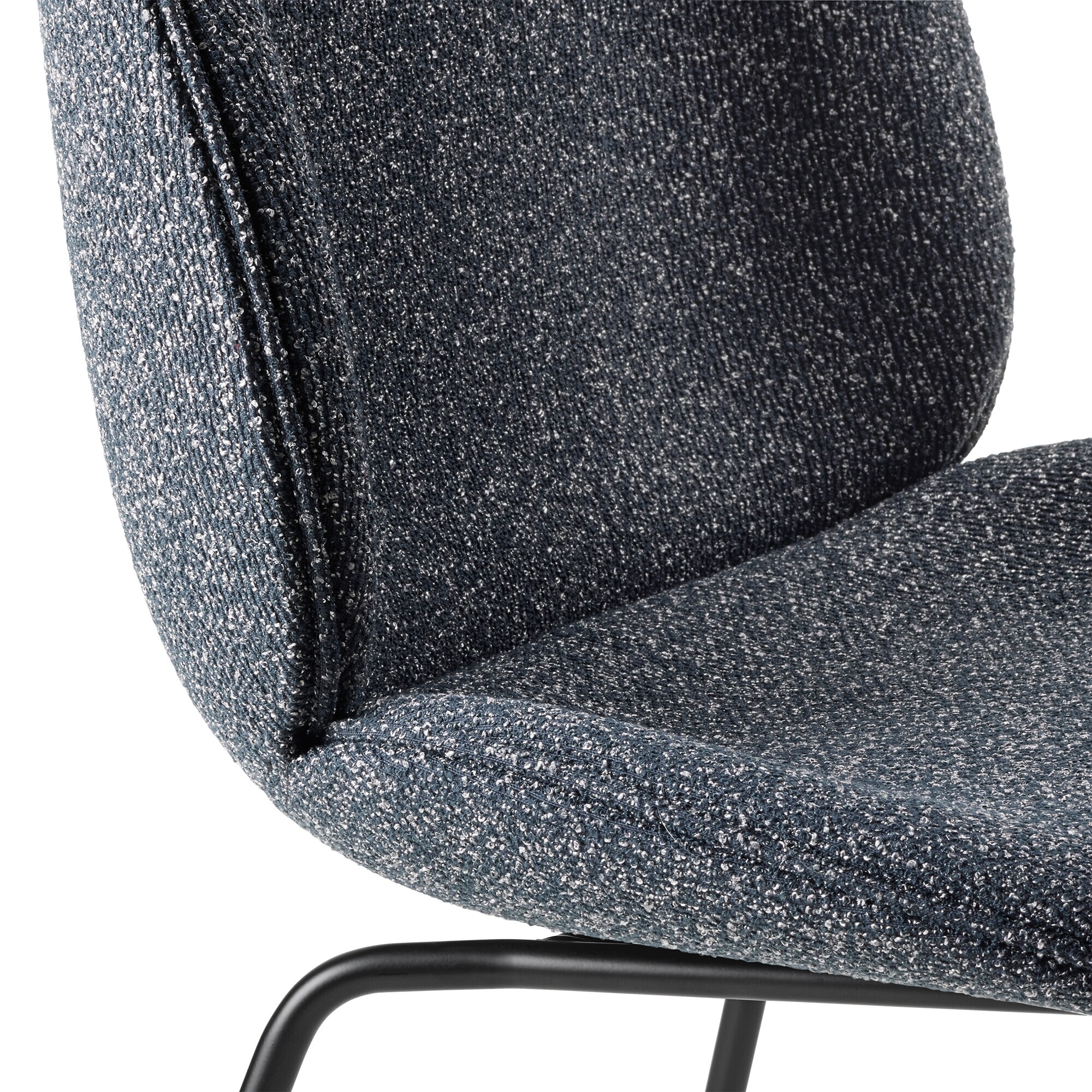 Beetle Dining Chair Full Upholstered Base Conic