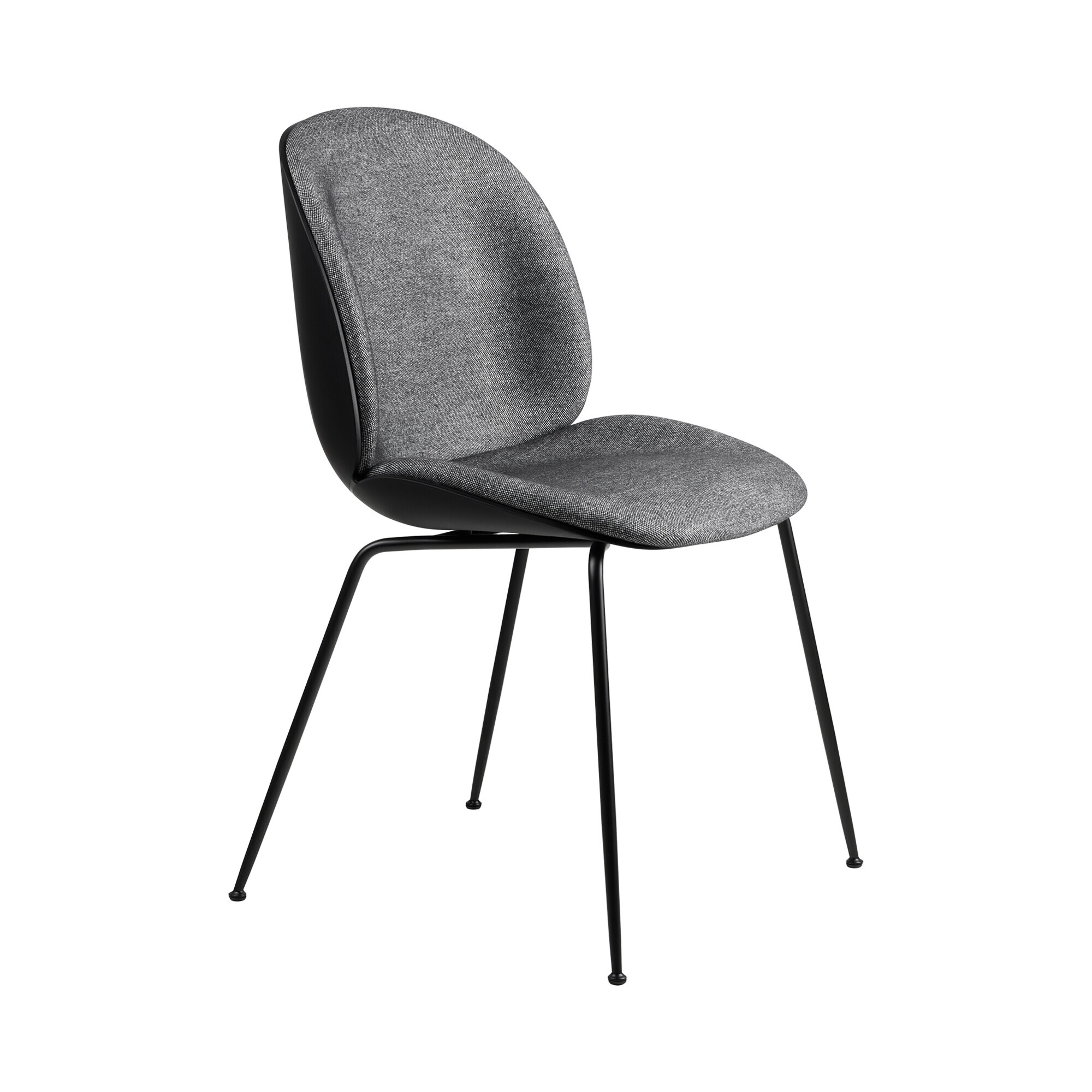 Beetle Dining Chair Front Upholstered Base Conic