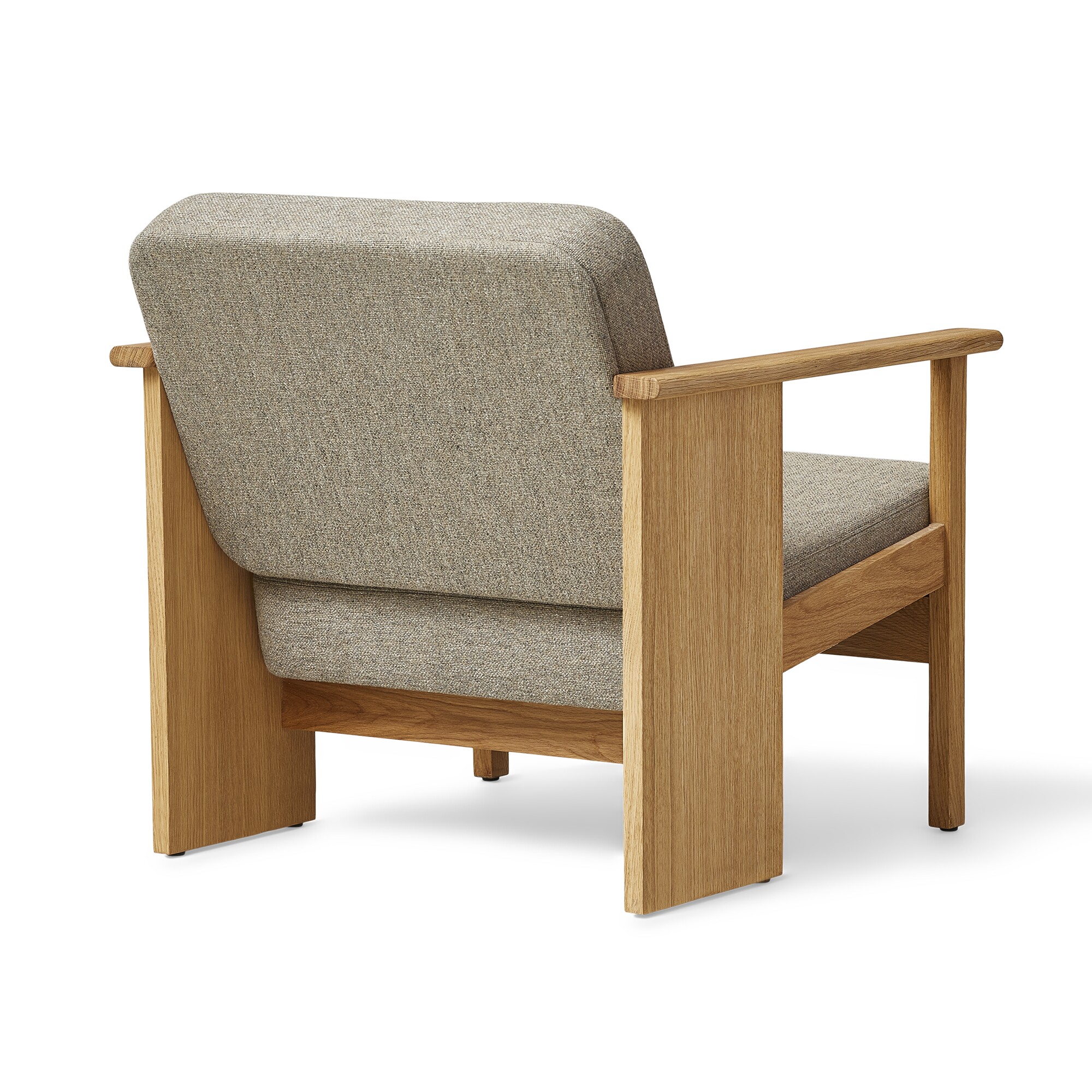 Block Lounge Chair Oak Oiled