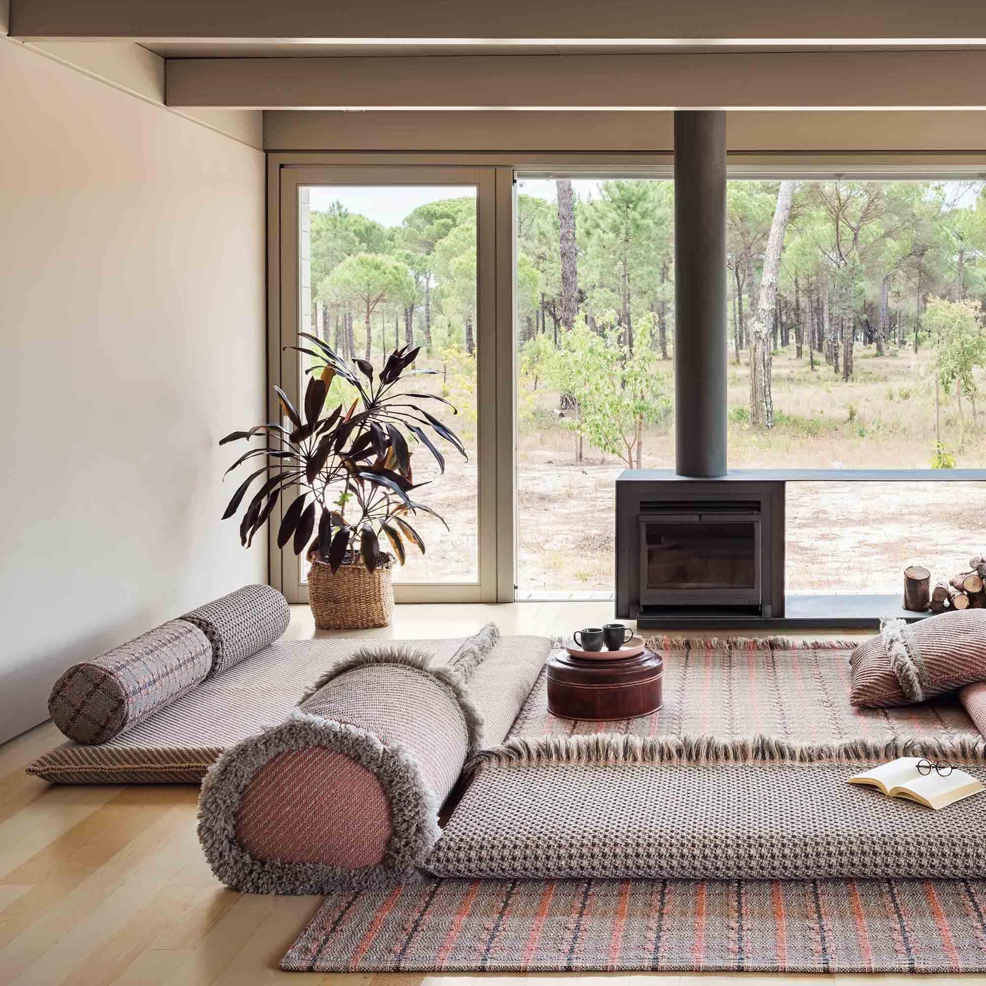 Garden Layers Small Roll Cushion