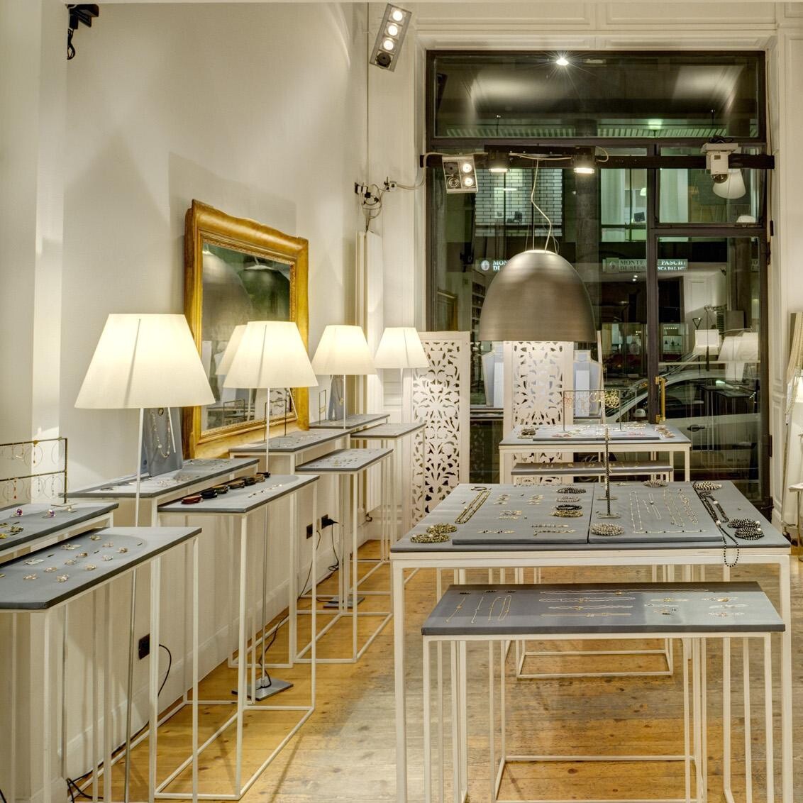 Costanza Terra Floor Lamp Telescope/Dimmer