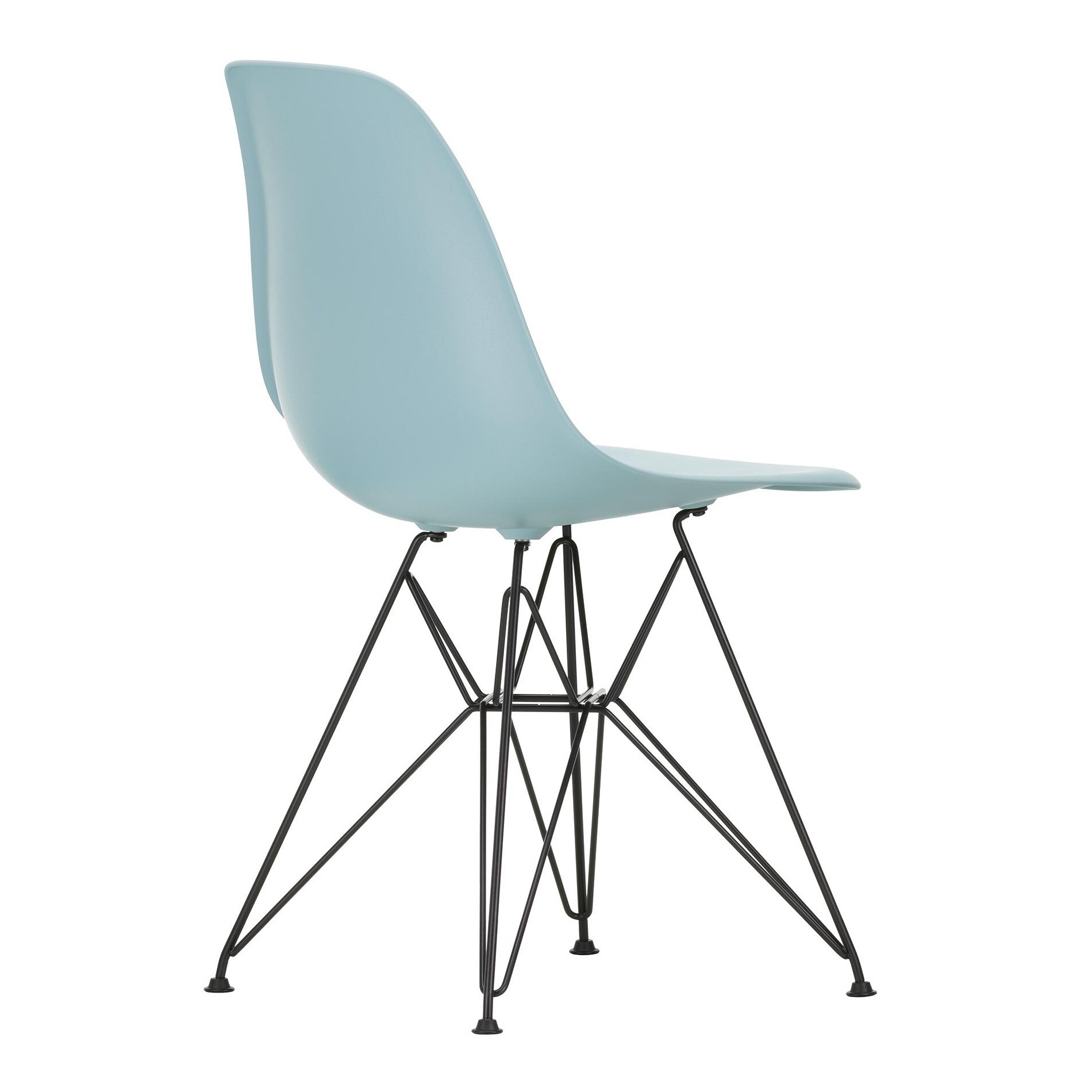 Eames Plastic Side Chair DSR RE Black Base