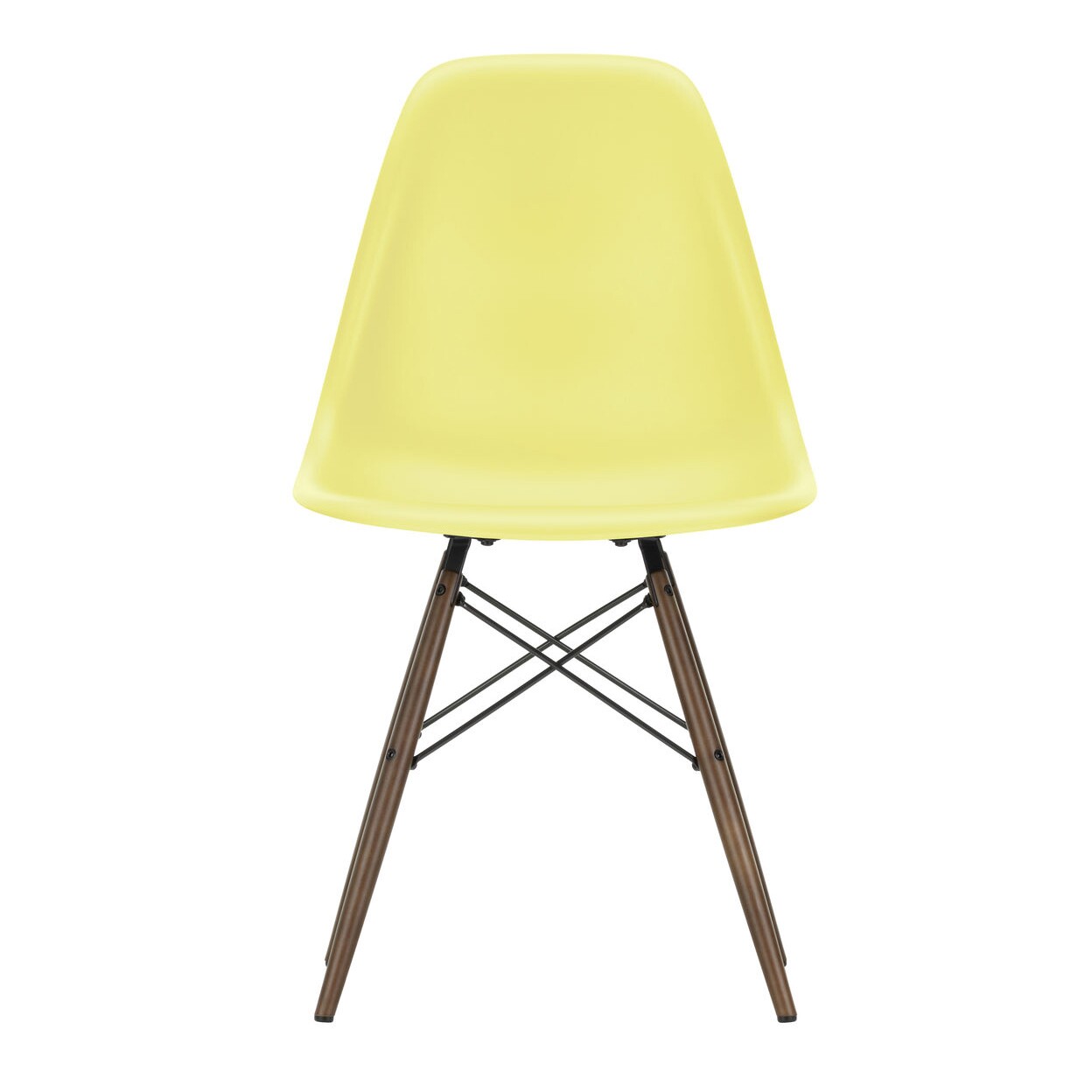 Eames Plastic Side Chair DSW RE Dark Maple Base