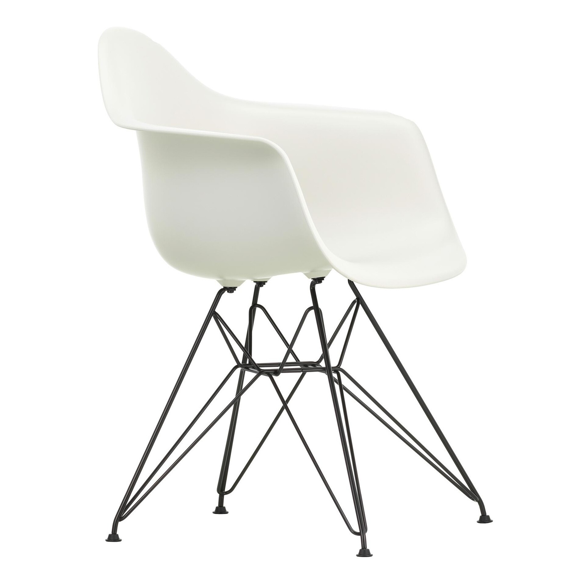 Eames Plastic Armchair DAR Black Base