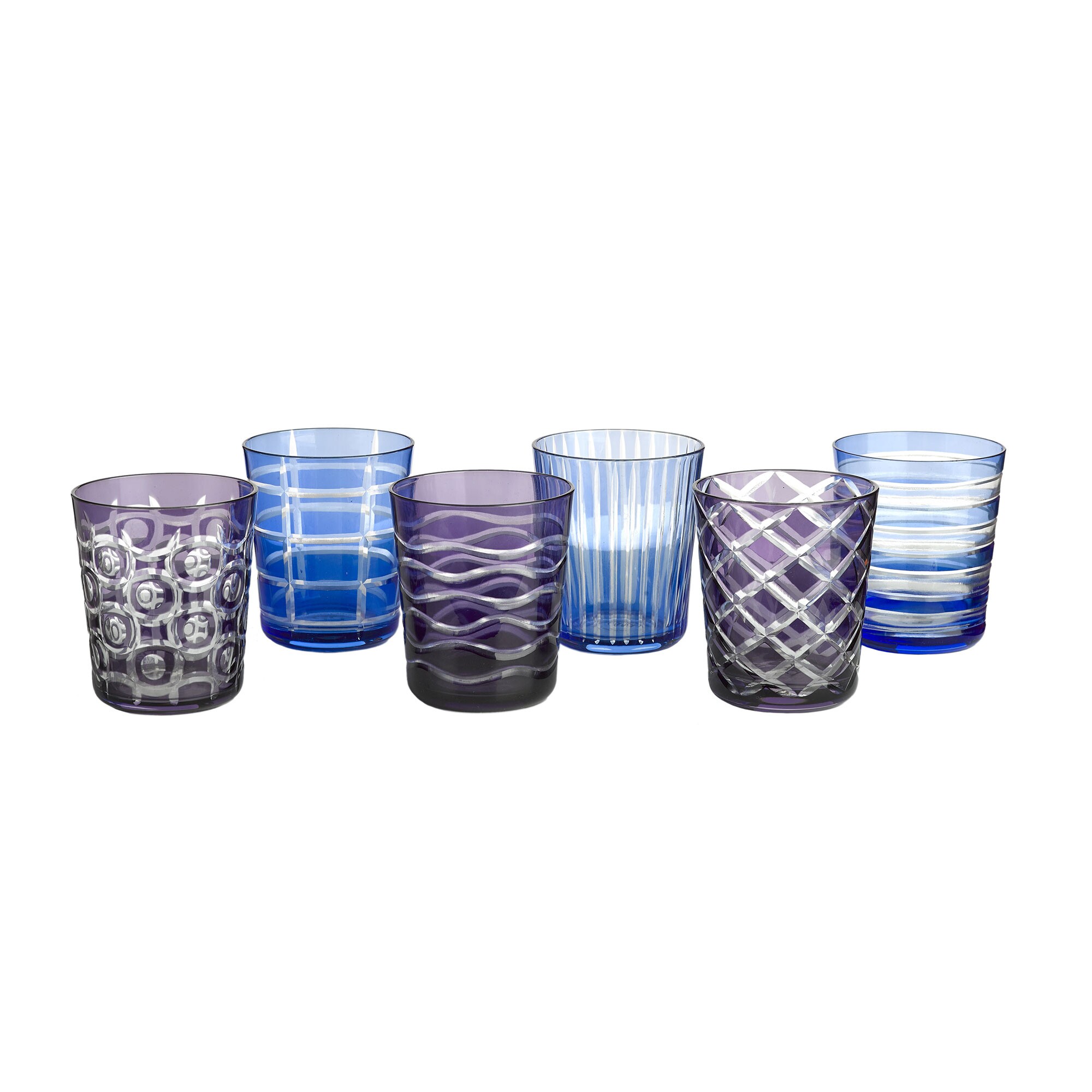 Cobalt Glass Set of 6