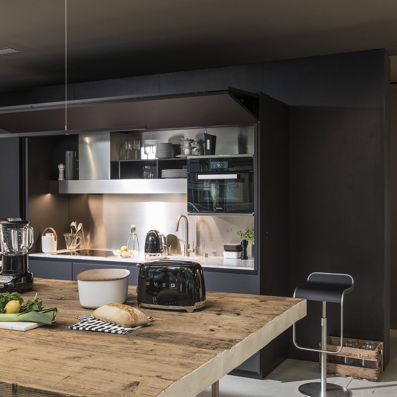 LEM S80 Bar Stool Seat Stainless Steel 66-79cm