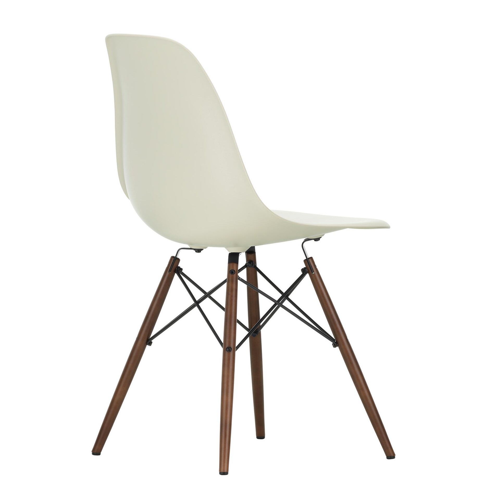 Eames Plastic Side Chair DSW RE Dark Maple Base