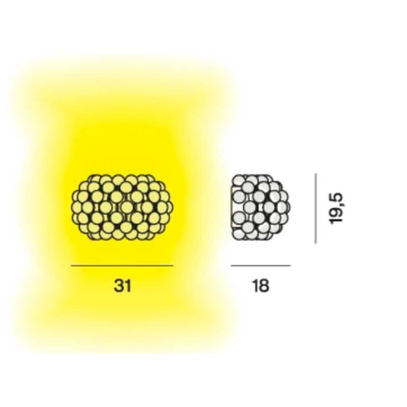 Caboche Plus Piccola Wall Lamp