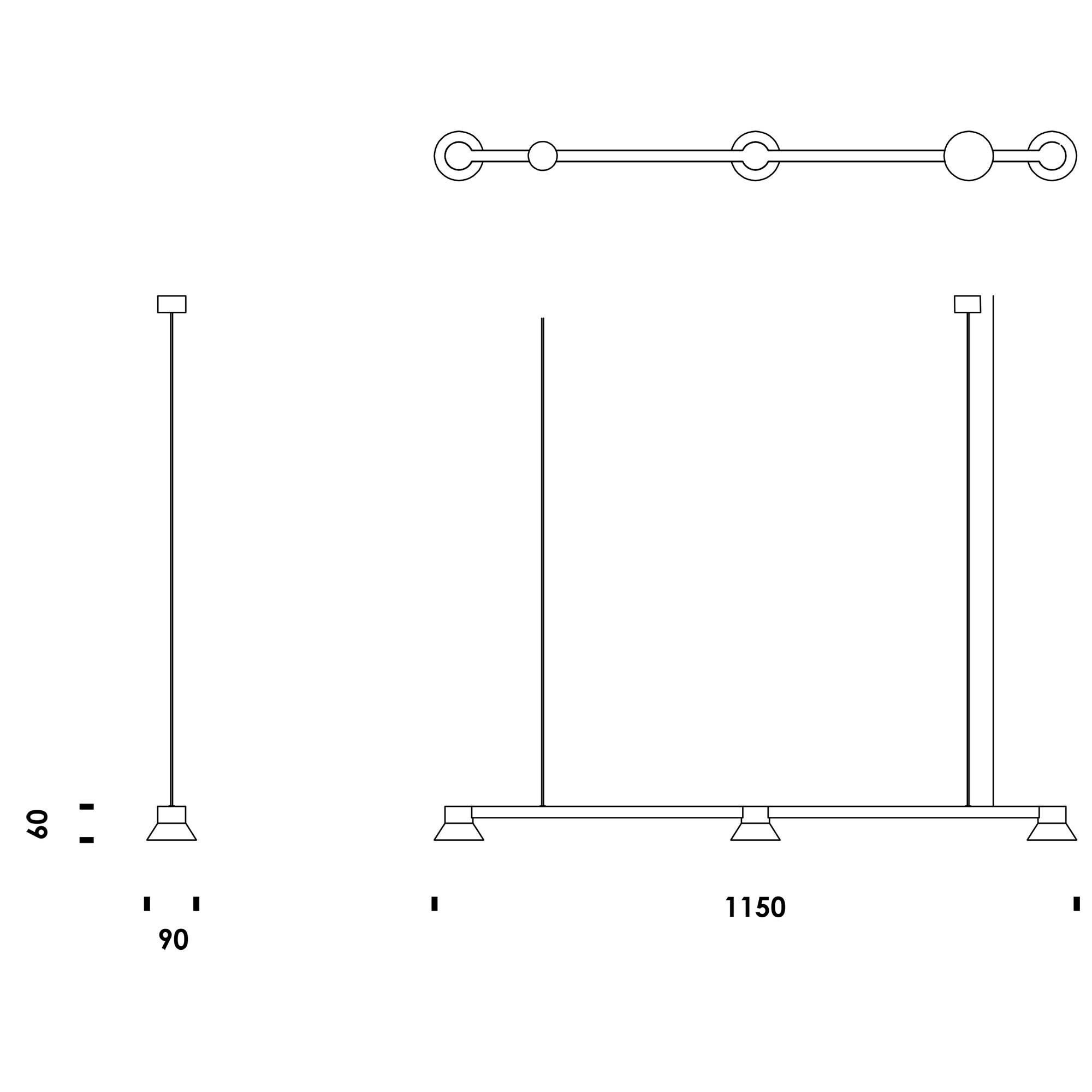 Hat Linear LED Suspension Lamp S