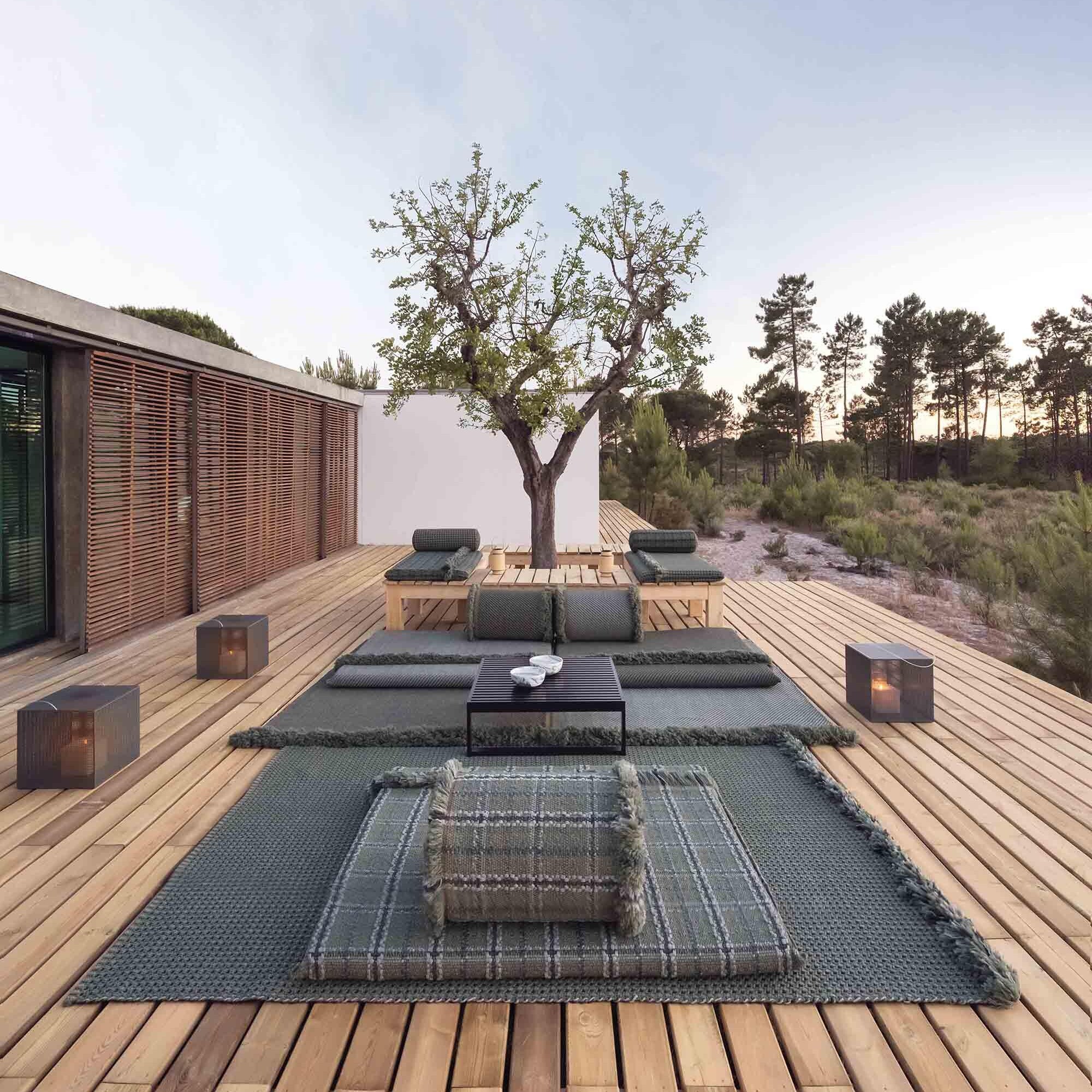 Garden Layers Small Roll Cushion