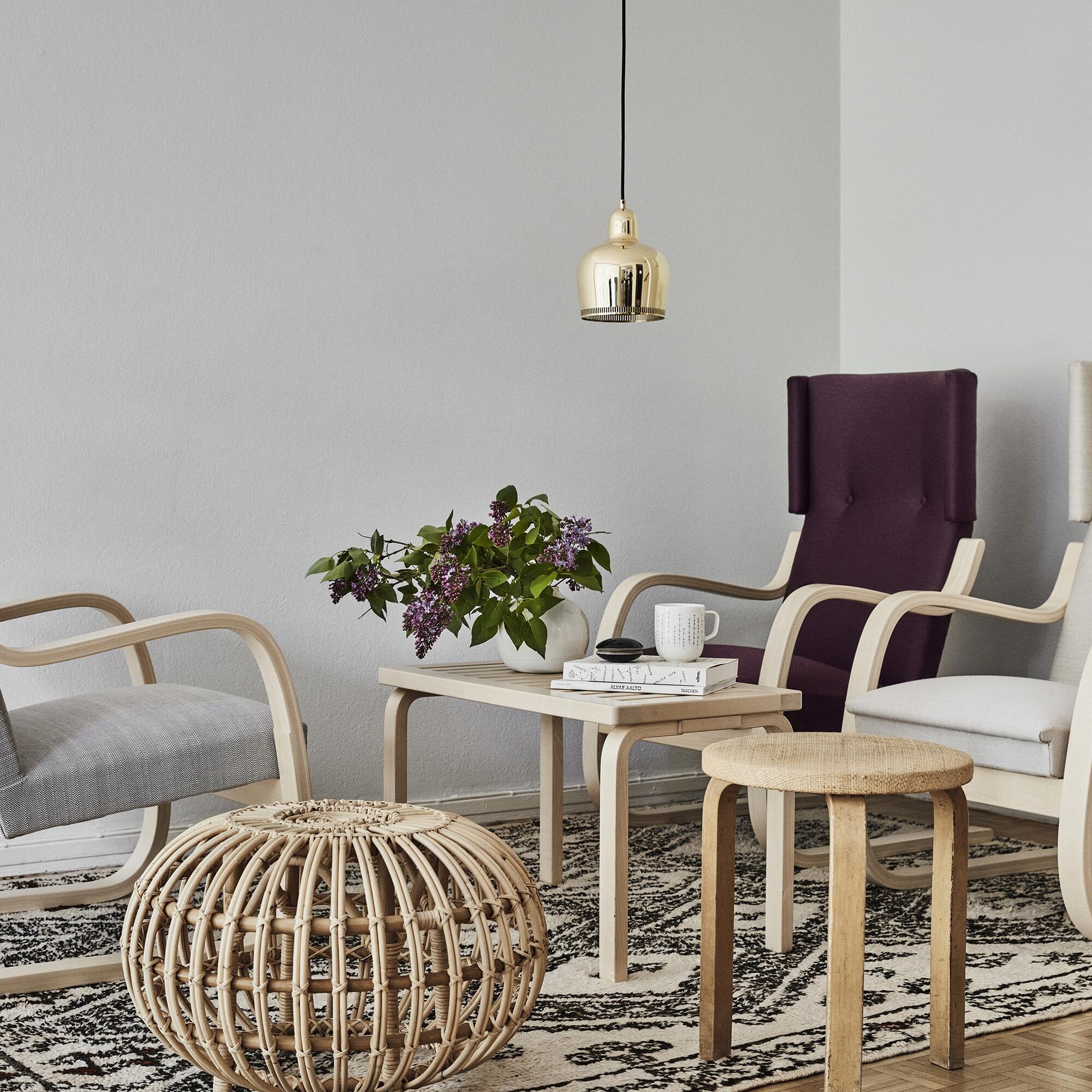 A330S Golden Bell Suspension Lamp Brass