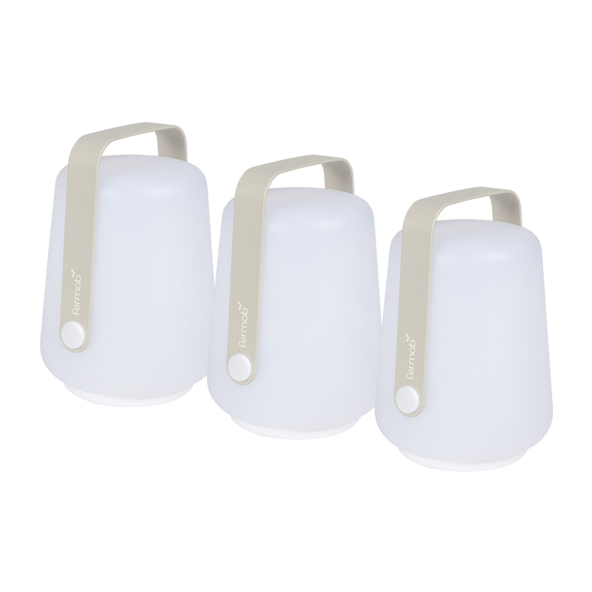 Balad LED Lamp with Battery Set of 3 H 12cm