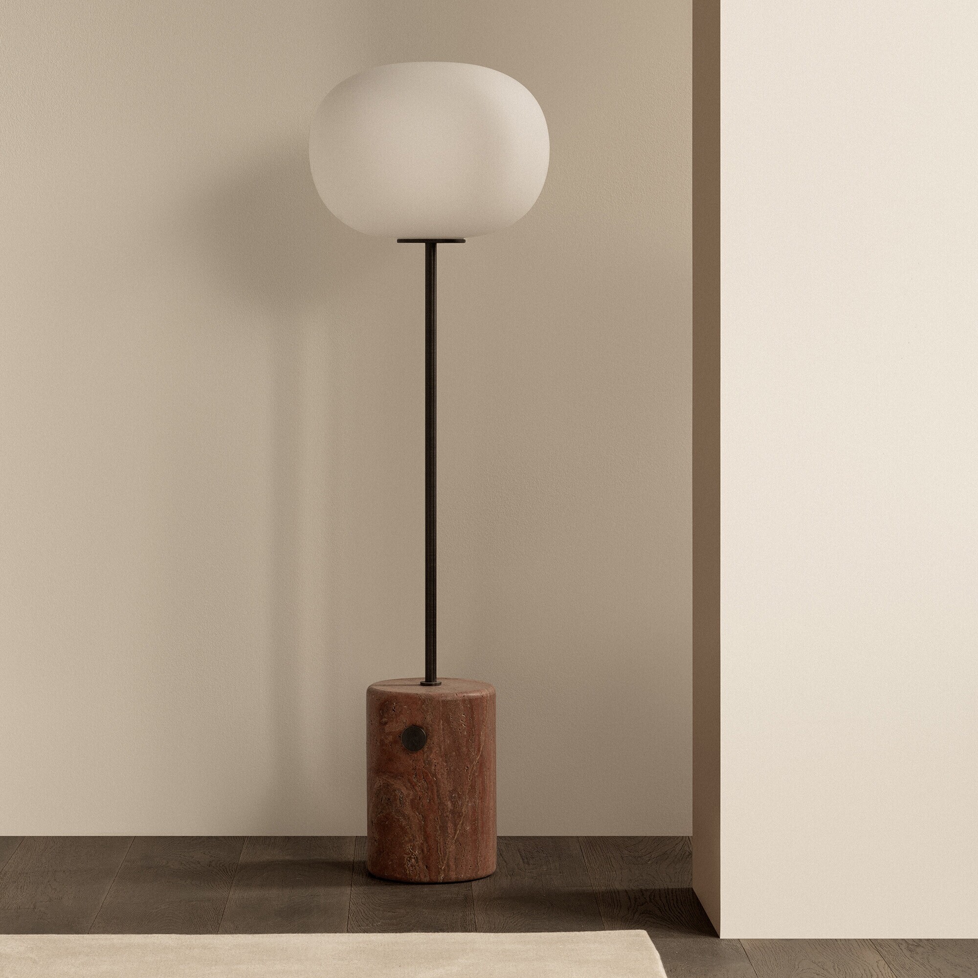 JWDA Floor Lamp H 130cm Travertine