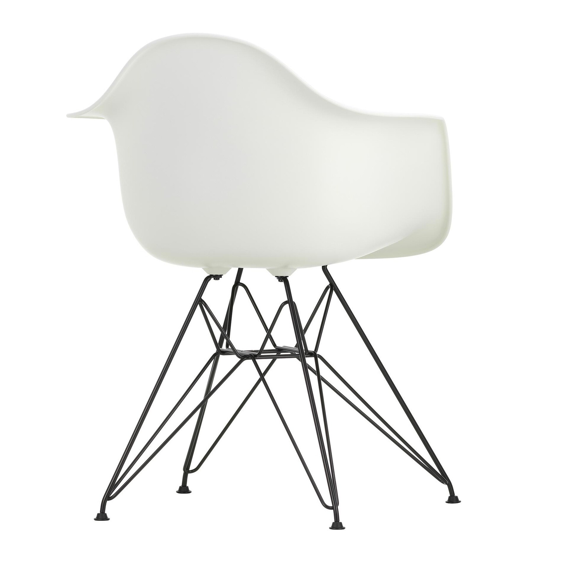 Eames Plastic Armchair DAR Black Base